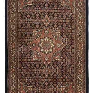 Persisk teppe - Bijar - Royal - 149 x 89 cm - mørk rød