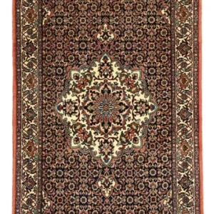 Persisk teppe - Bijar - Royal - 149 x 69 cm - mørk rød