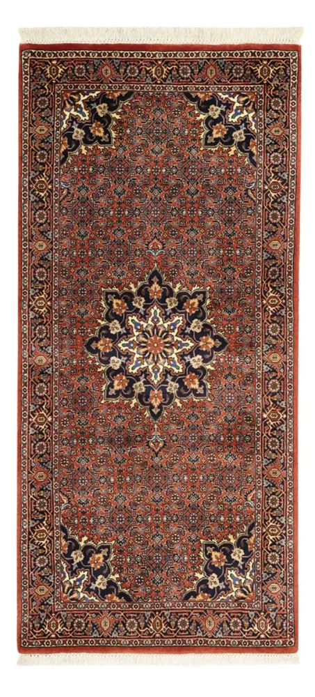 Persisk teppe - Bijar - Royal - 150 x 70 cm - mørk rød