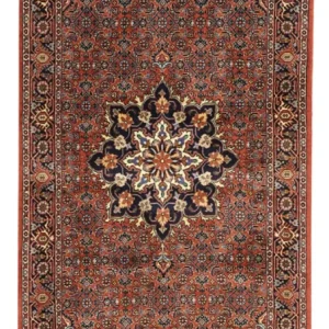 Persisk teppe - Bijar - Royal - 150 x 70 cm - mørk rød