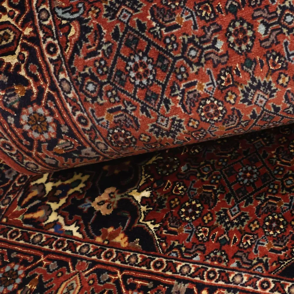 Persisk teppe - Bijar - Royal - 150 x 70 cm - mørk rød