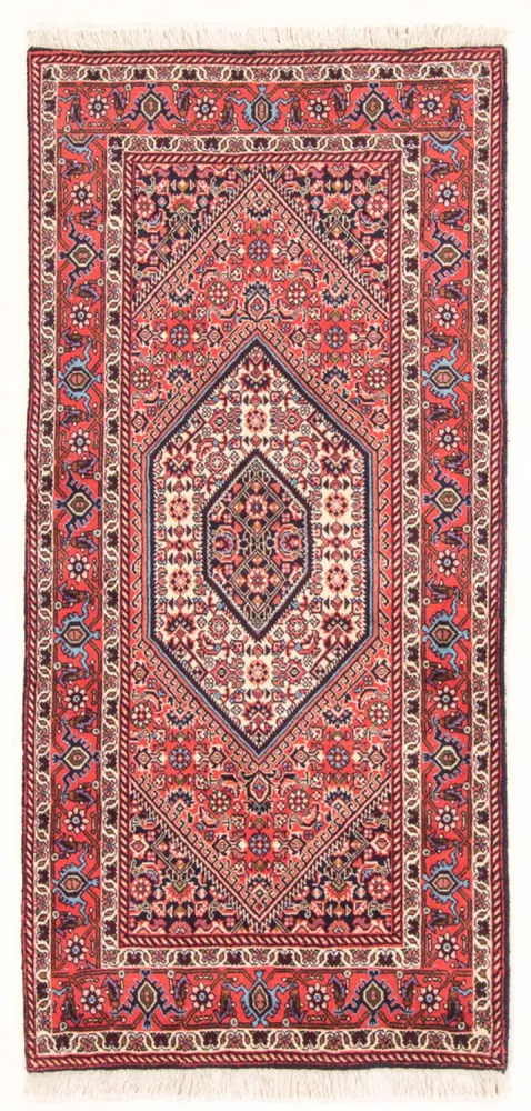 Persisk teppe - Bijar - Royal - 152 x 78 cm - rød
