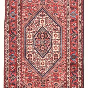 Persisk teppe - Bijar - Royal - 152 x 78 cm - rød