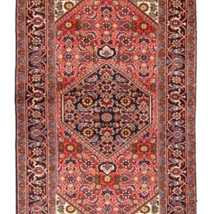 Persisk teppe - Bijar - Royal - 156 x 84 cm - rød