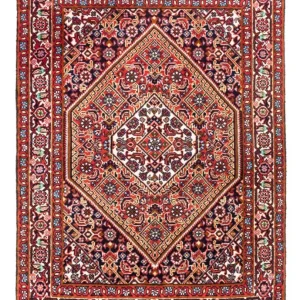 Persisk teppe - Bijar - Royal - 98 x 68 cm - rød