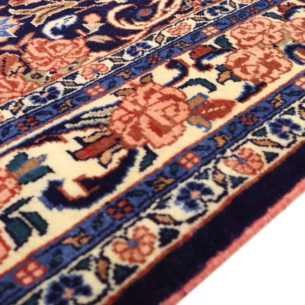 Persisk teppe - Bijar - Royal - 161 x 113 cm - mørkeblå