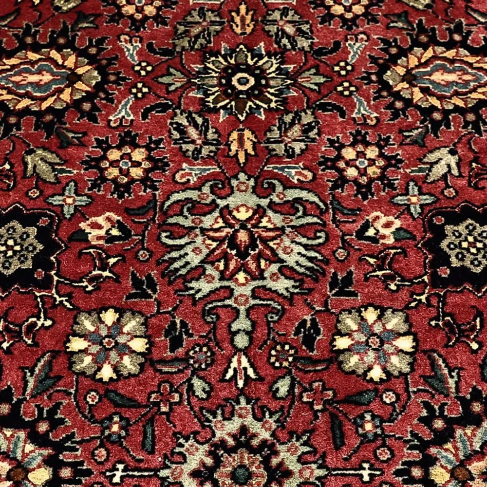 Persisk teppe - Bijar - Royal - 163 x 153 cm - mørk rød