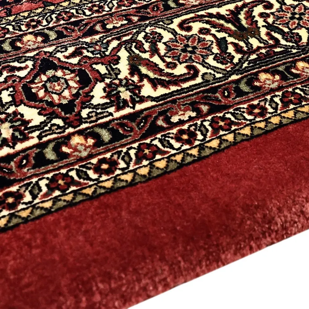 Persisk teppe - Bijar - Royal - 163 x 153 cm - mørk rød