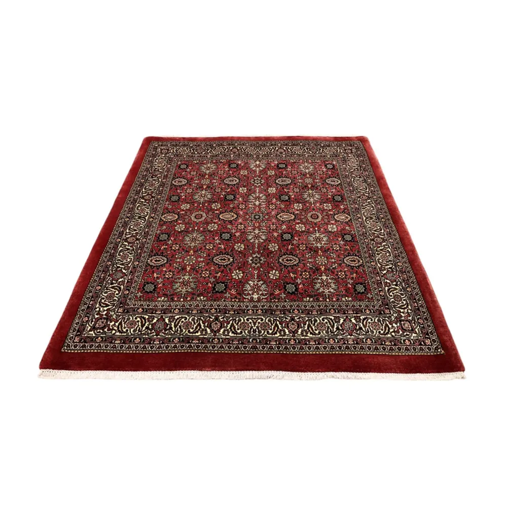 Persisk teppe - Bijar - Royal - 163 x 153 cm - mørk rød