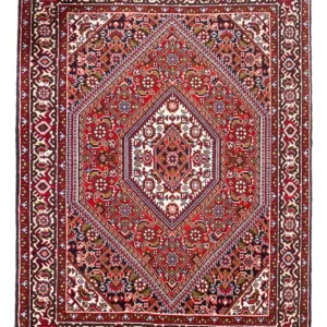 Persisk teppe - Bijar - Royal - 94 x 72 cm - rød
