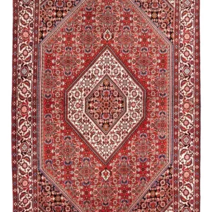 Persisk teppe - Bijar - Royal - 176 x 110 cm - rød