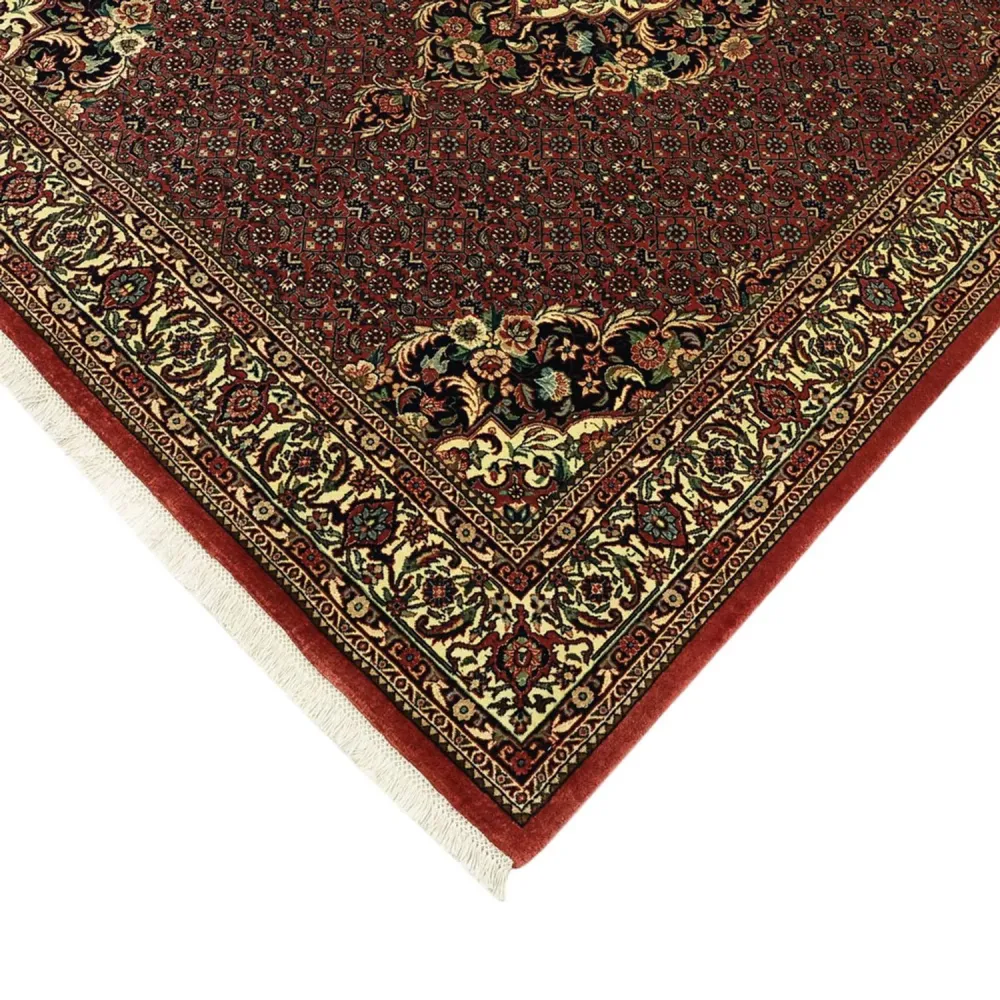 Persisk teppe - Bijar - Royal - 194 x 153 cm - mørk rød