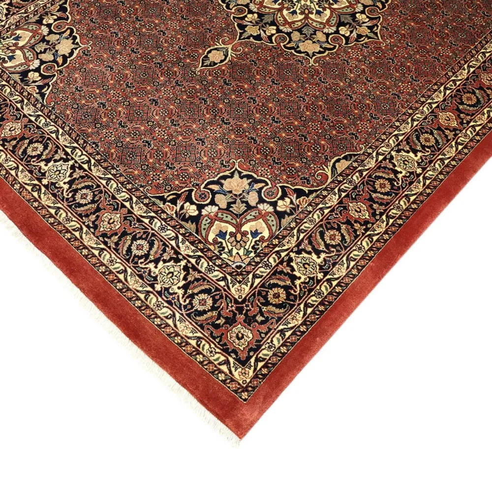 Persisk teppe - Bijar - Royal - 198 x 139 cm - mørk rød