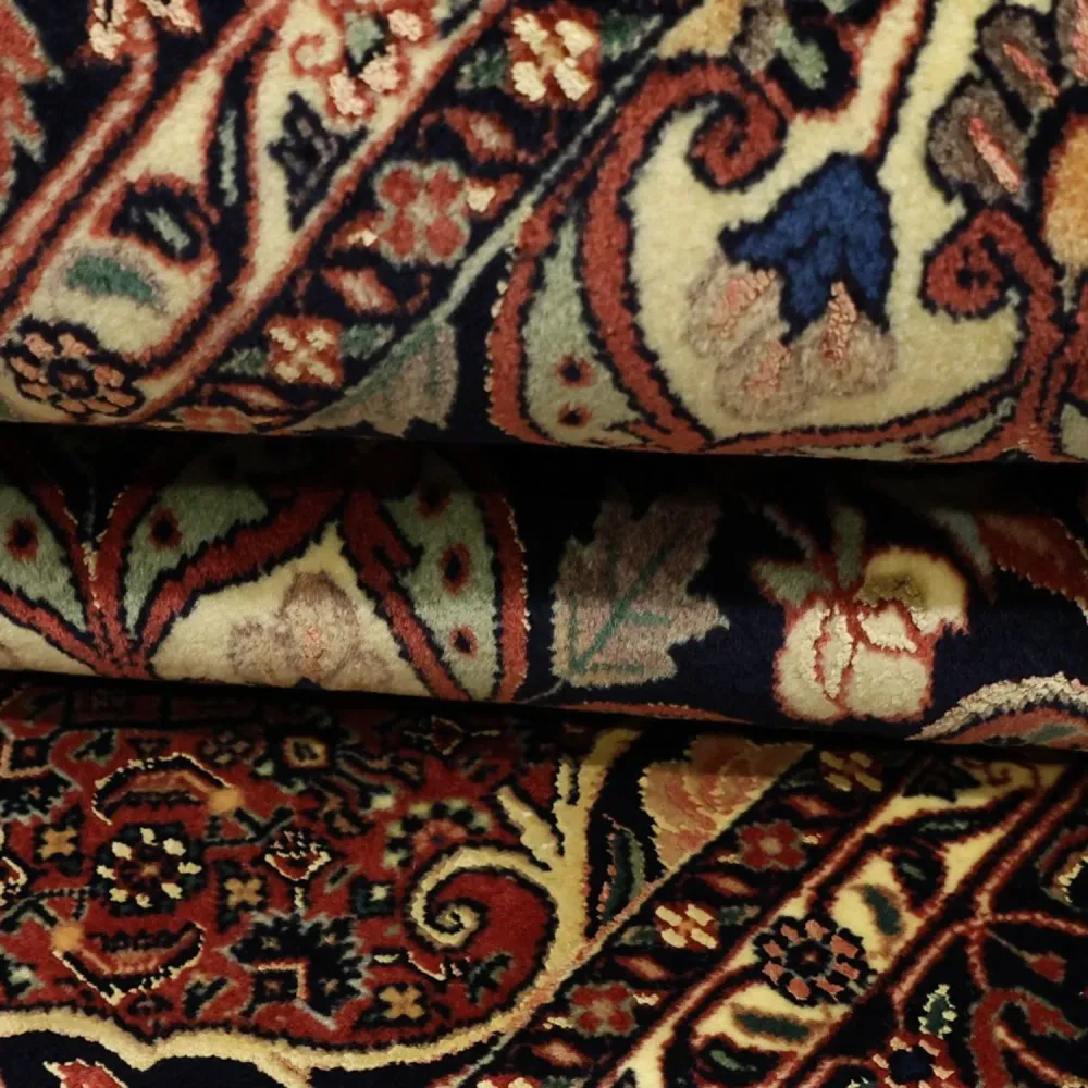 Persisk teppe - Bijar - Royal - 198 x 139 cm - mørk rød