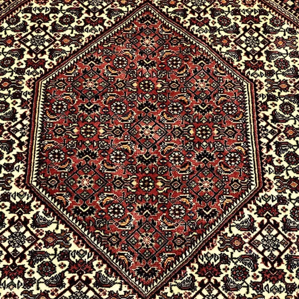 Persisk teppe - Bijar - Royal - 203 x 151 cm - mørk beige
