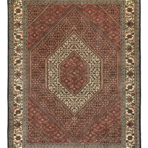 Persisk teppe - Bijar - Royal - 203 x 151 cm - mørk beige