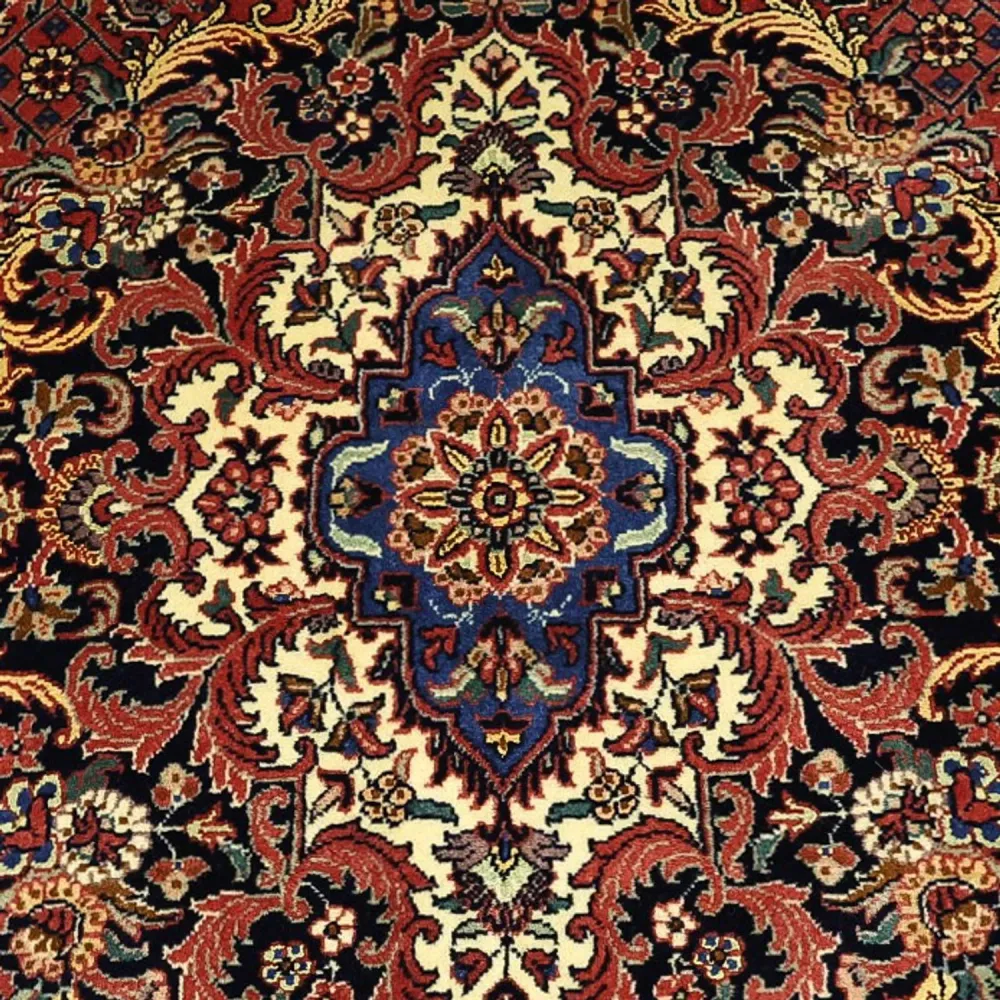 Persisk teppe - Bijar - Royal - 204 x 145 cm - mørk rød