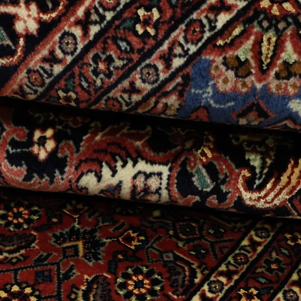 Persisk teppe - Bijar - Royal - 204 x 145 cm - mørk rød