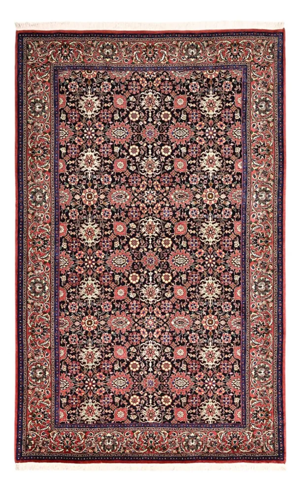Persisk teppe - Bijar - Royal - 208 x 132 cm - mørkeblå