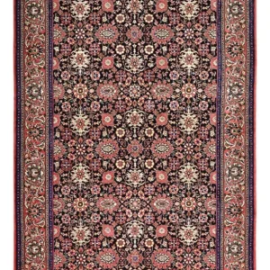 Persisk teppe - Bijar - Royal - 208 x 132 cm - mørkeblå