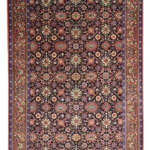 Persisk teppe - Bijar - Royal - 212 x 130 cm - mørkeblå