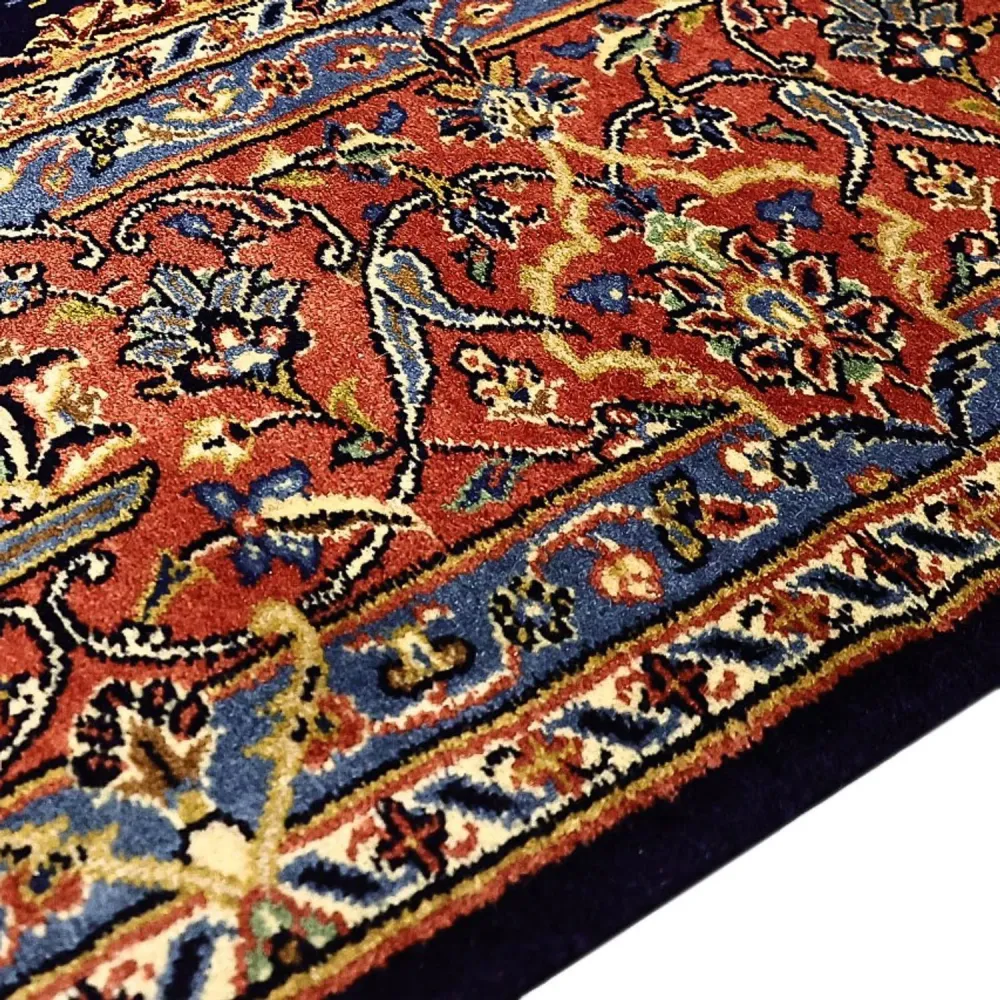 Persisk teppe - Bijar - Royal - 220 x 136 cm - mørkeblå