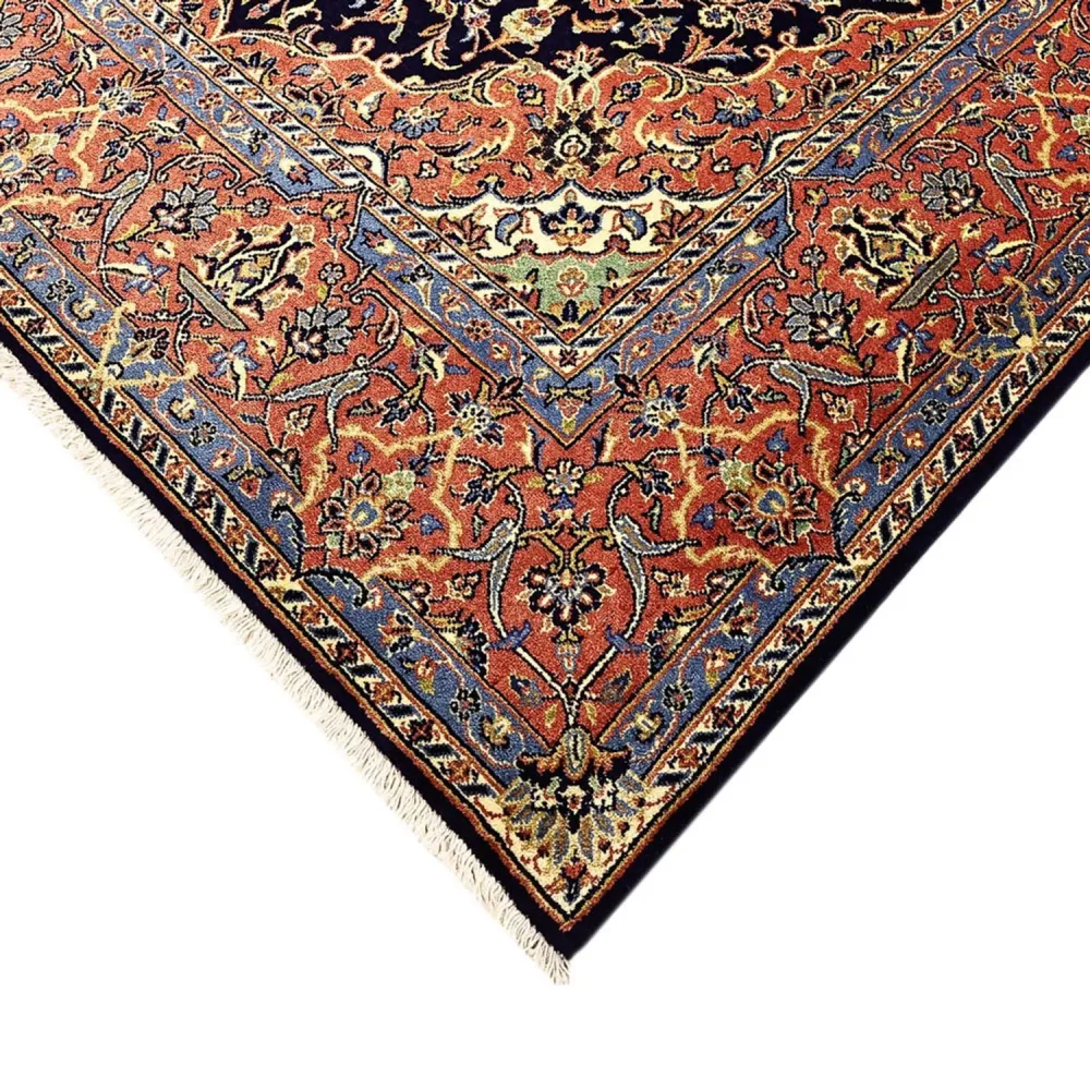 Persisk teppe - Bijar - Royal - 220 x 136 cm - mørkeblå