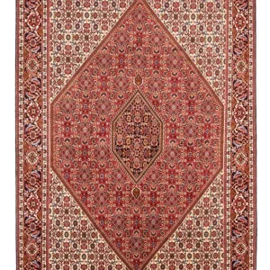 Persisk teppe - Bijar - Royal - 247 x 172 cm - rød