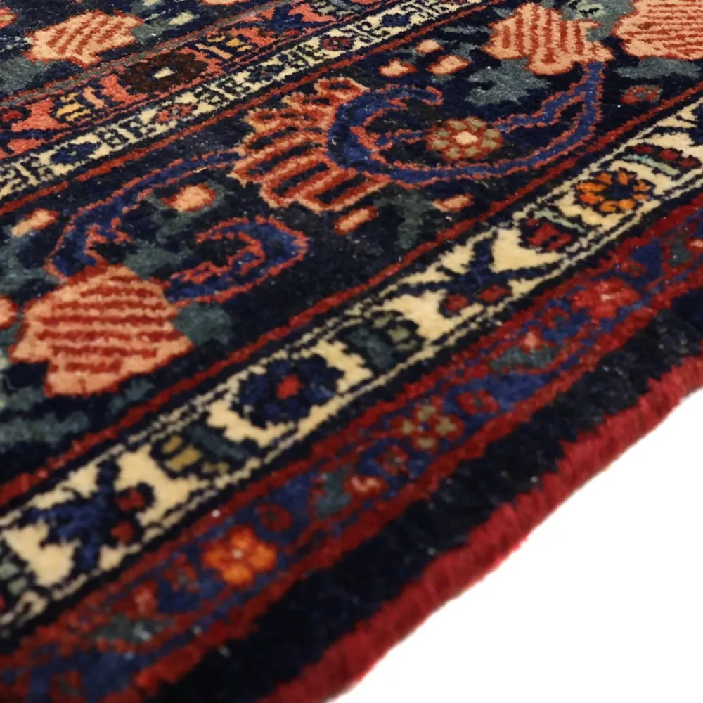 Persisk teppe - Bijar - Royal - 276 x 168 cm - mørk rød