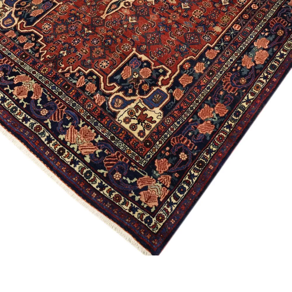 Persisk teppe - Bijar - Royal - 276 x 168 cm - mørk rød