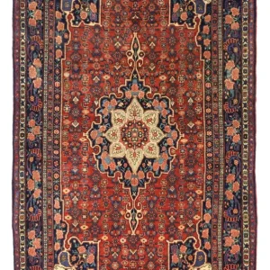 Persisk teppe - Bijar - Royal - 276 x 168 cm - mørk rød