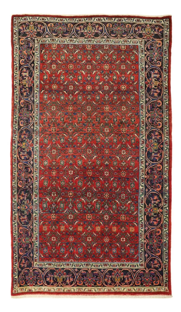 Persisk teppe - Bijar - Royal - 288 x 168 cm - mørk rød