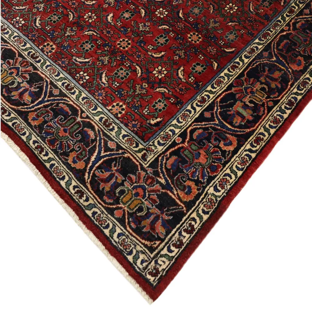 Persisk teppe - Bijar - Royal - 288 x 168 cm - mørk rød