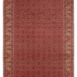 Persisk teppe - Bijar - Royal - 296 x 197 cm - rød