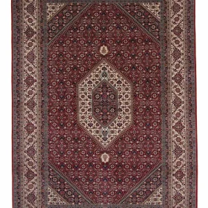 Persisk teppe - Bijar - Royal - 297 x 202 cm - mørk rød