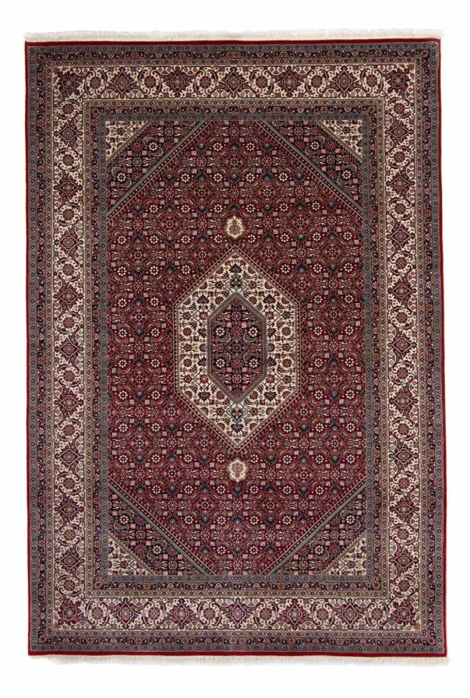 Persisk teppe - Bijar - Royal - 297 x 202 cm - mørk rød