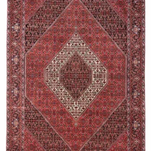 Persisk teppe - Bijar - Royal - 300 x 200 cm - rød
