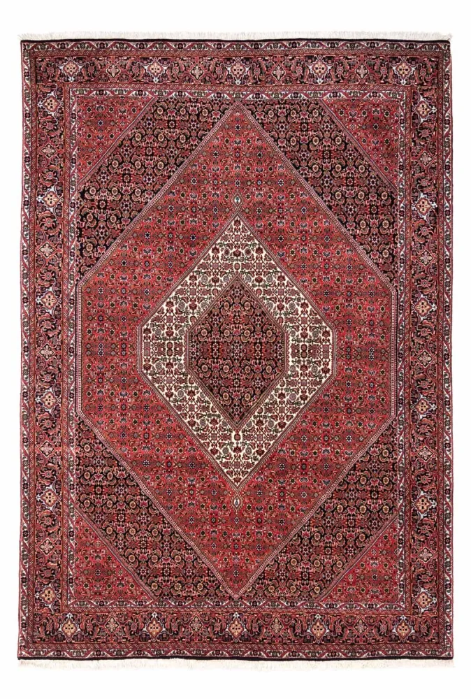 Persisk teppe - Bijar - Royal - 300 x 200 cm - rød