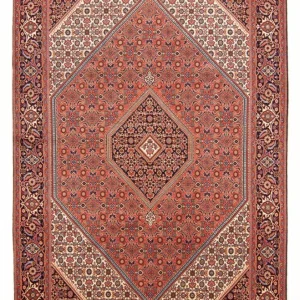 Persisk teppe - Bijar - Royal - 300 x 200 cm - rød