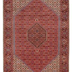 Persisk teppe - Bijar - Royal - 301 x 200 cm - rød