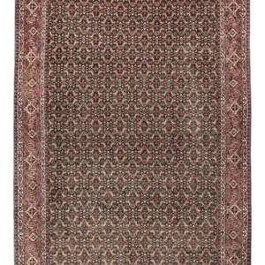 Persisk teppe - Bijar - Royal - 301 x 203 cm - mørkeblå