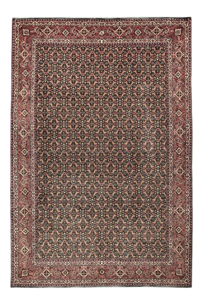 Persisk teppe - Bijar - Royal - 301 x 203 cm - mørkeblå