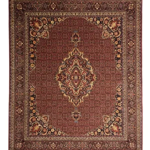 Persisk teppe - Bijar - Royal - 304 x 254 cm - terrakotta