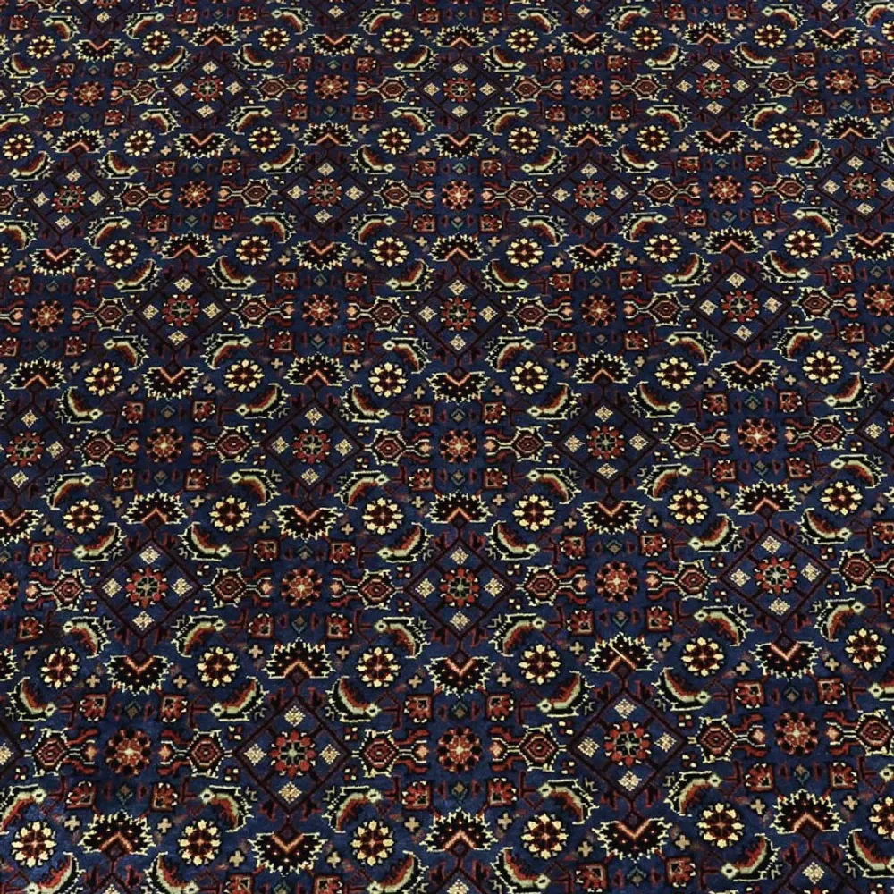 Persisk teppe - Bijar - Royal - 319 x 256 cm - mørkeblå