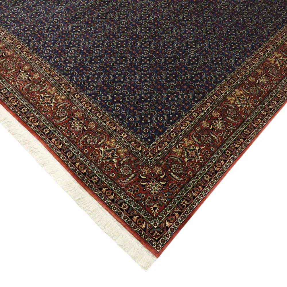 Persisk teppe - Bijar - Royal - 319 x 256 cm - mørkeblå