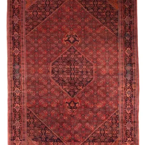 Persisk teppe - Bijar - Royal - 327 x 220 cm - mørk rød