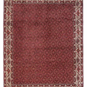 Persisk teppe - Bijar - Royal - 331 x 254 cm - rød