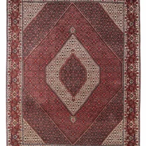 Persisk teppe - Bijar - Royal - 338 x 249 cm - rød