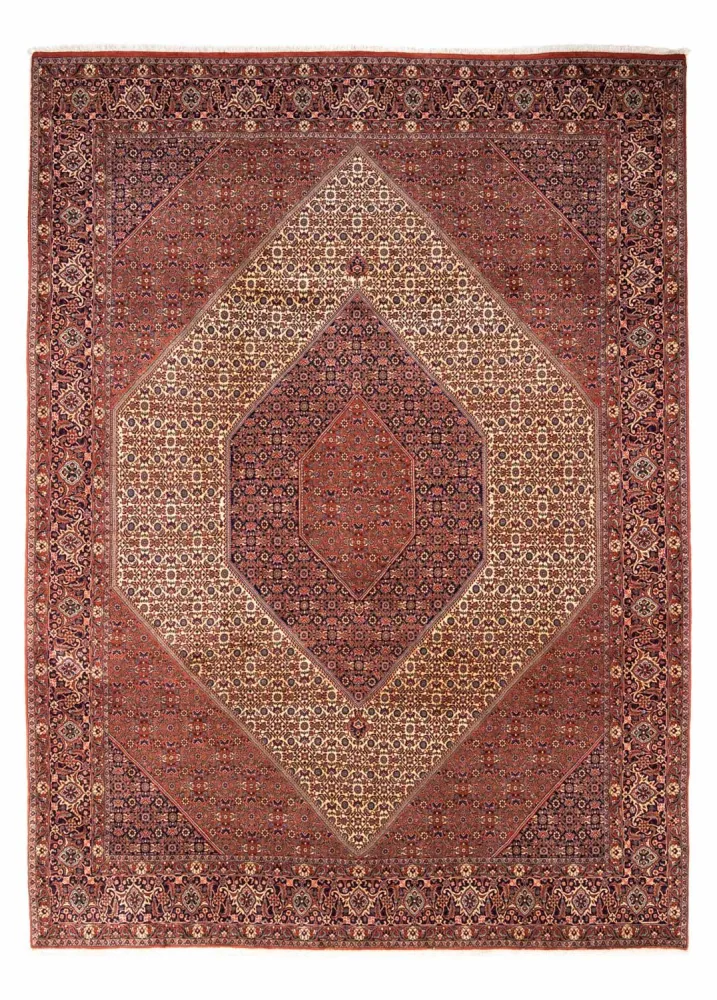 Persisk teppe - Bijar - Royal - 340 x 254 cm - rød
