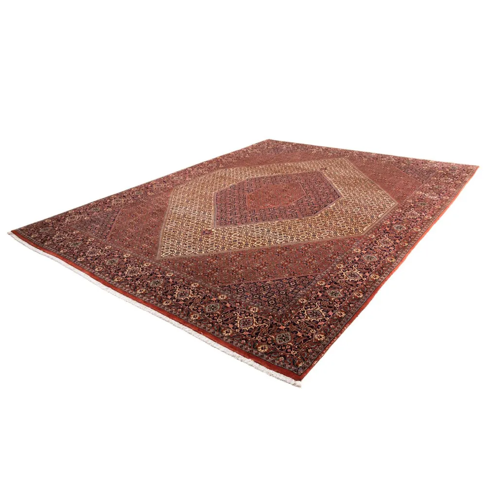 Persisk teppe - Bijar - Royal - 340 x 254 cm - rød